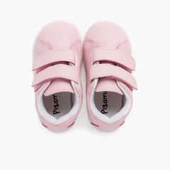 Trainers Infant and Child Washable Leather  Pink