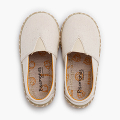 Bicolour jute espadrilles with elastic Off-White