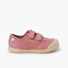Barefoot toe trainers with hook-and-loop closure Old Rose