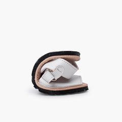 Soft avarcas sandals for children flexible sole White