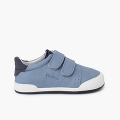 Blanditos trainers with contrast heel-pad Blue