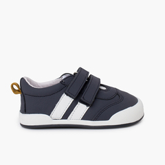 Blanditos side bands trainers Navy Blue