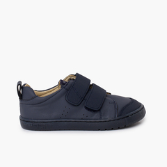 Blanditos hook-and-loop straps trainers large sizes Navy Blue