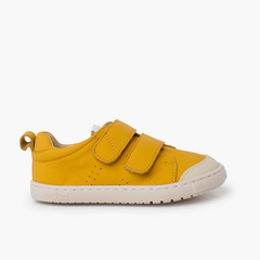 Blanditos hook-and-loop straps trainers large sizes Mustard