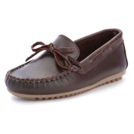 Cheap hot sale leather moccasins