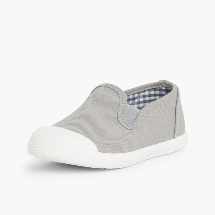 Canvas Plimsolls with Elastic Boys and Girls Plimsolls