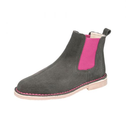 Womens chelsea boots hot sale with coloured elastic